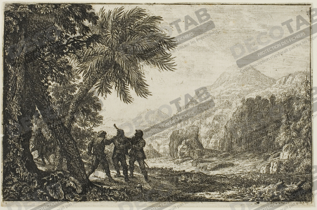 Reproduction Scène de brigands de Claude Lorrain