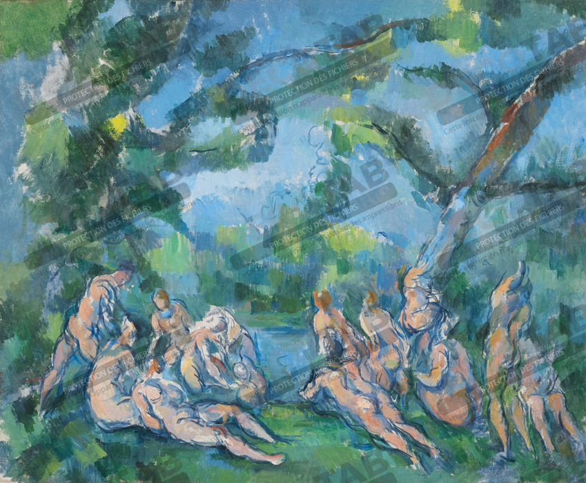 Reproduction Les baigneurs de Paul Cézanne
