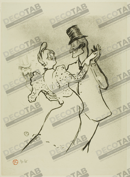 Reproduction La Goulue de Henri de Toulouse-Lautrec