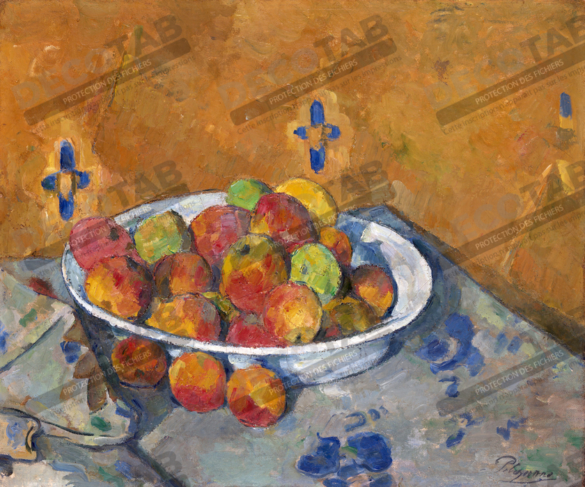 Reproduction L'assiette de pommes de Paul Cézanne