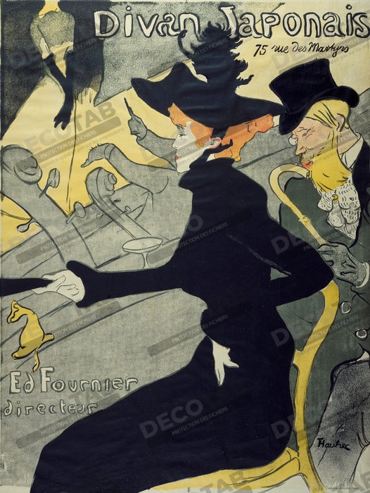 Reproduction Divan Japonais de Henri de Toulouse-Lautrec