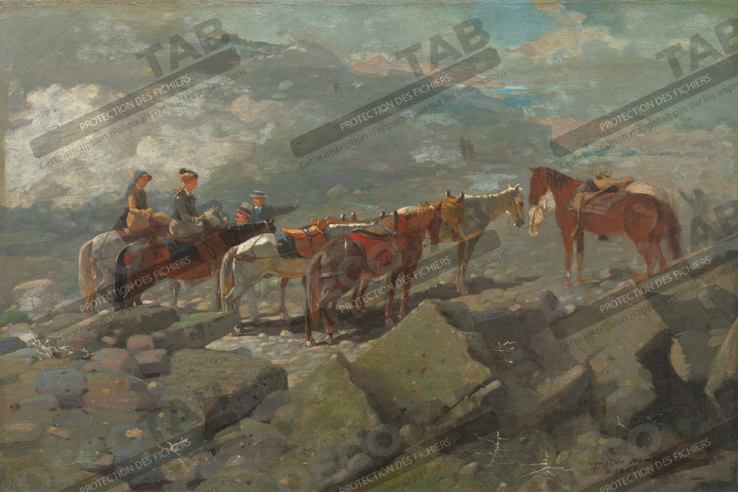 Reproduction Mont Washington de Winslow Homer