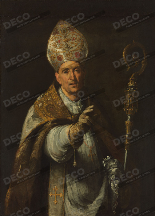 Reproduction Saint Gerardo Sagredo, évêque de Csanád de Bernardo Strozzi