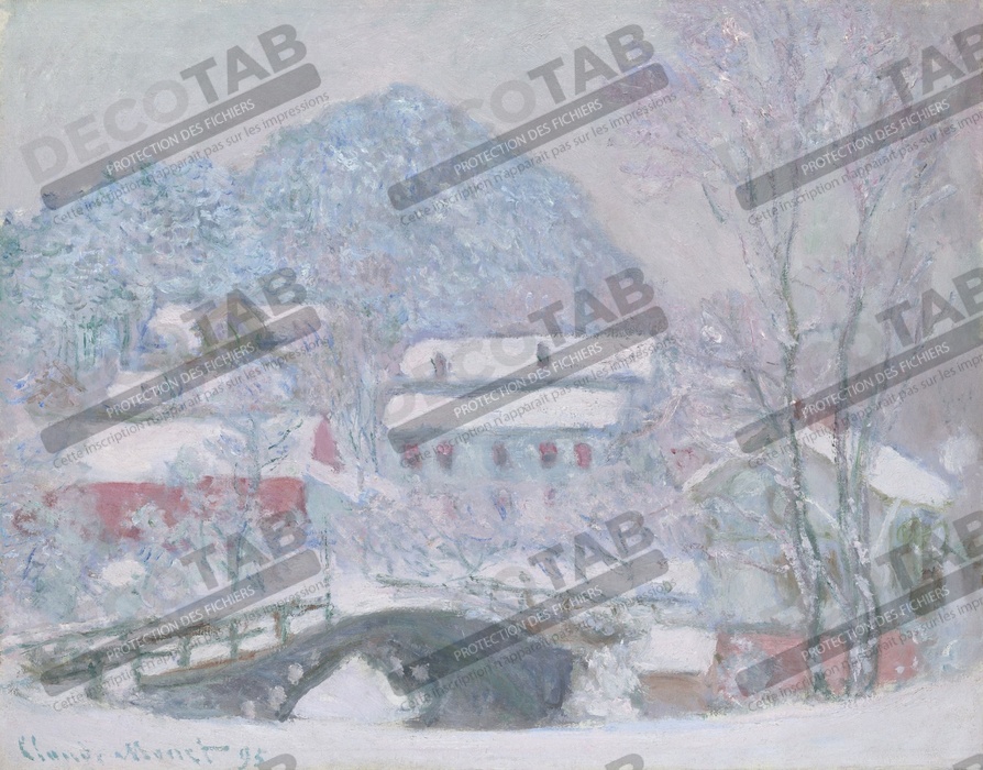 Reproduction Sandvika, Norvège de Claude Monet