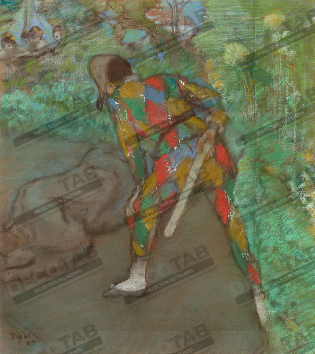 Reproduction Arlequin de Hilaire Germain Edgar Degas