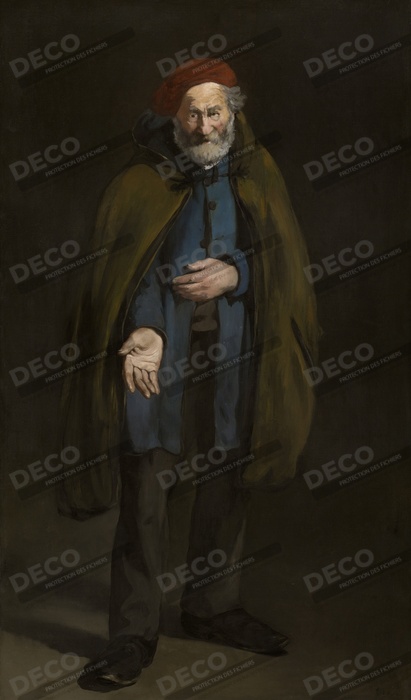 Reproduction Mendiant avec un duffle-coat (philosophe) de Édouard Manet