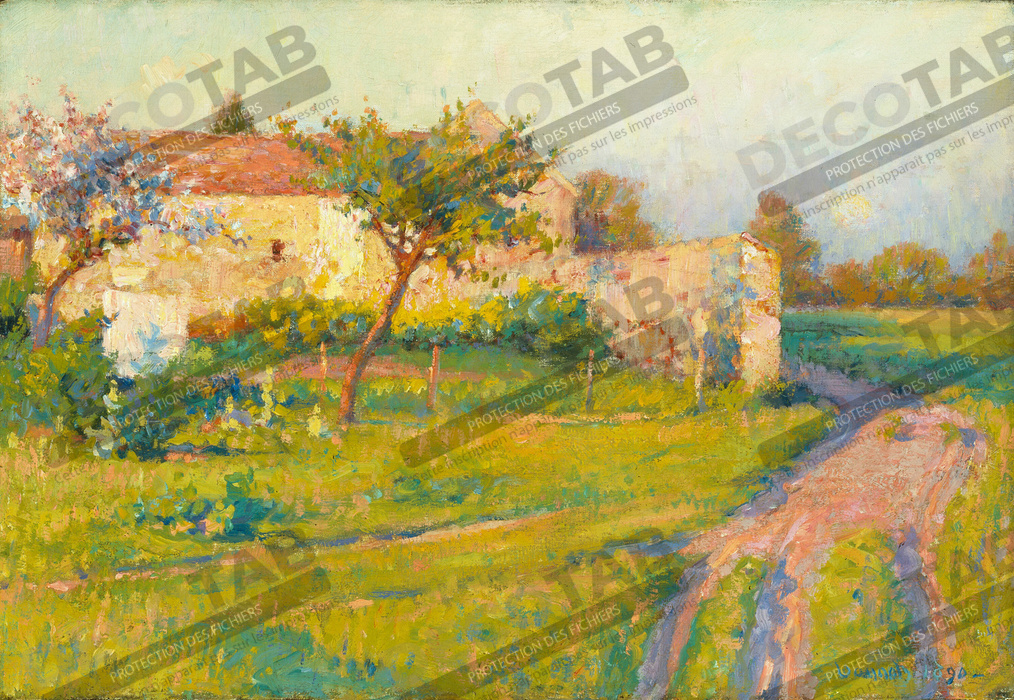 Reproduction Le printemps en France de Robert William Vonnoh