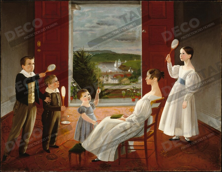 Reproduction Les enfants de Nathan Starr de Ambrose Andrews