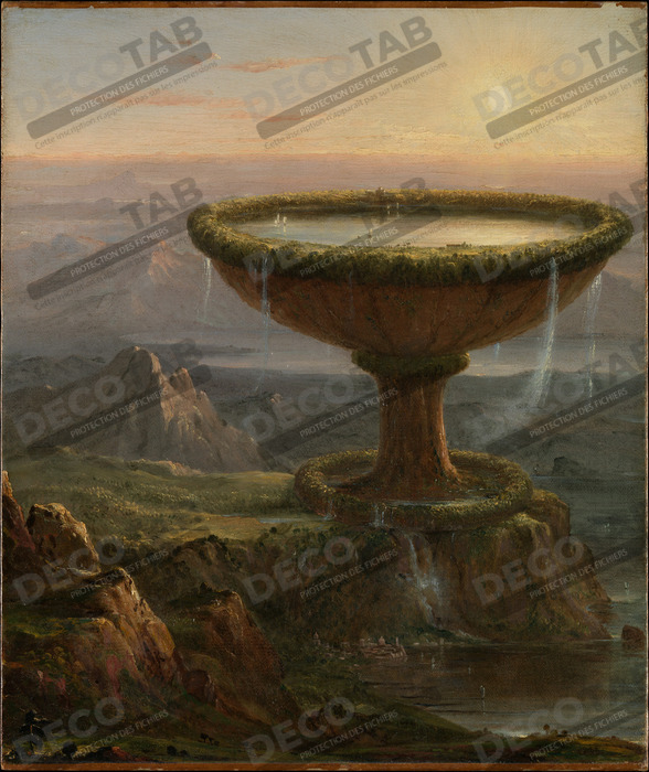 Reproduction Le gobelet du Titan de Thomas Cole