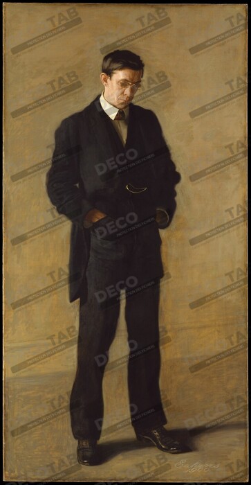 Reproduction Le Penseur : Portrait de Louis N. Kenton de Thomas Eakins