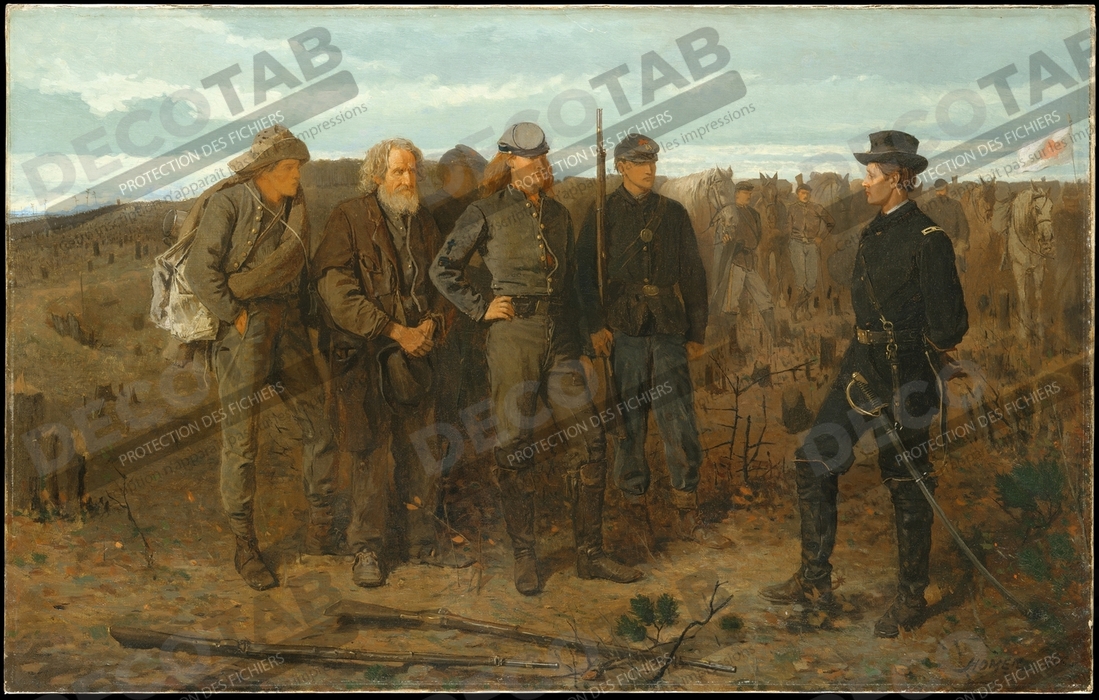Reproduction Prisonniers du front de Winslow Homer