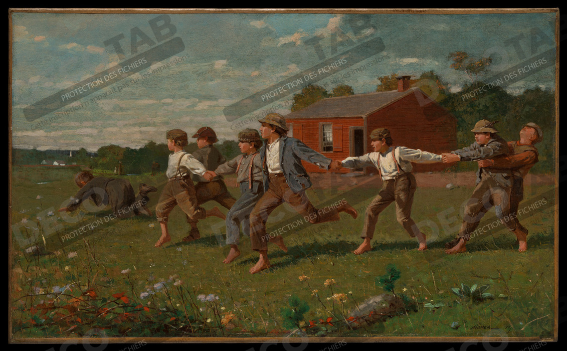 Reproduction Faites claquer le fouet de Winslow Homer