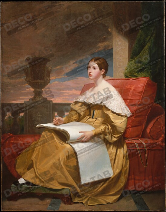 Reproduction Susan Walker Morse (La Muse) de Samuel F. B. Morse