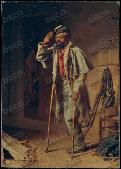 Reproduction Un peu d'histoire de la guerre : le vétéran de Thomas Waterman Wood