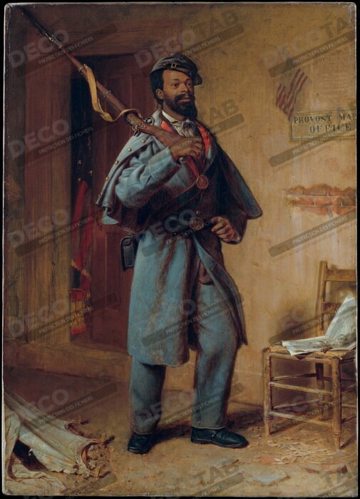 Reproduction Un peu d'histoire de la guerre : la recrue de Thomas Waterman Wood