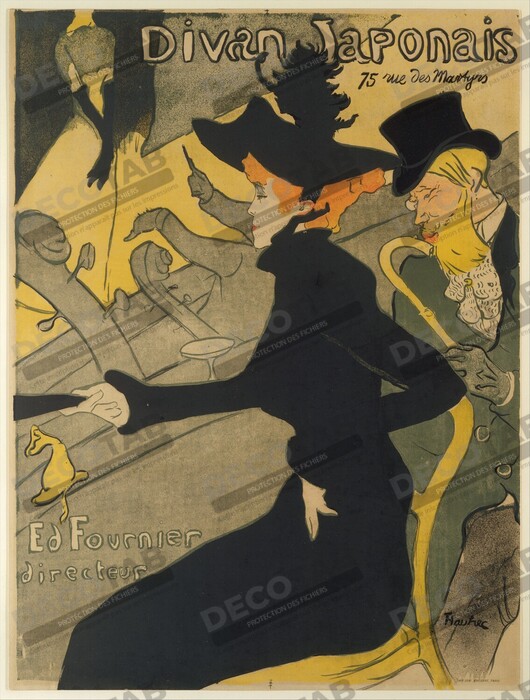 Reproduction Divan Japonais de Henri de Toulouse-Lautrec