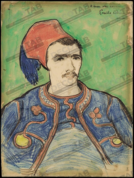 Reproduction Le Zouave de Vincent van Gogh