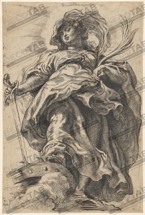 Reproduction Sainte Catherine d'Alexandrie de Peter Paul Rubens