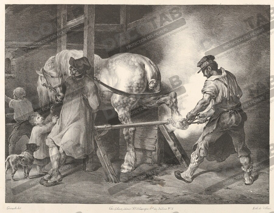 Reproduction Le maréchal flamand de Théodore Gericault
