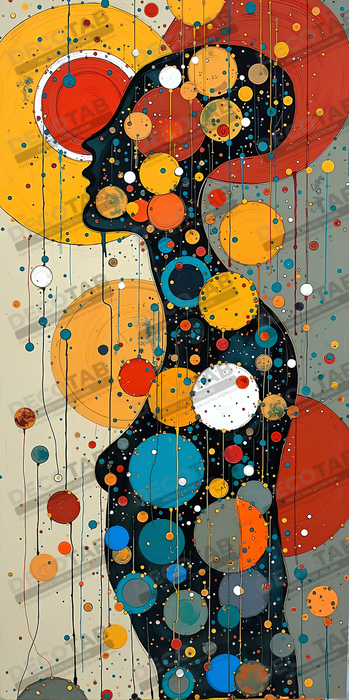 Tableau moderne : portrait inspiration cubiste