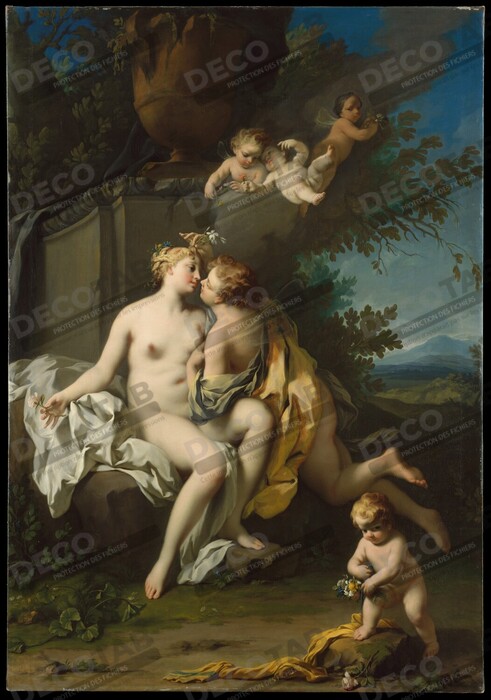 Reproduction Flore et Zéphyr de Jacopo Amigoni