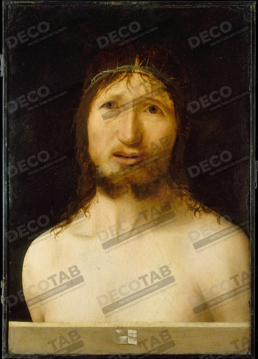 Reproduction Le Christ couronné d'épines de Antonello da Messina (Antonello di Giovanni d'Antonio)