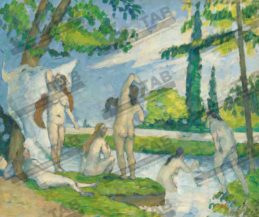 Reproduction Baigneurs de Paul Cézanne