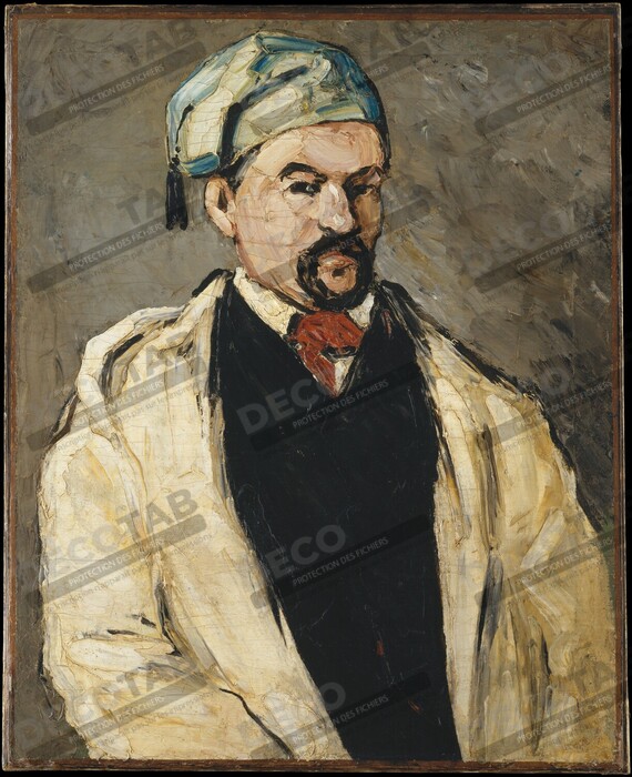 Reproduction Antoine Dominique Sauveur Aubert (né en 1817), l'oncle de l'artiste de Paul Cézanne