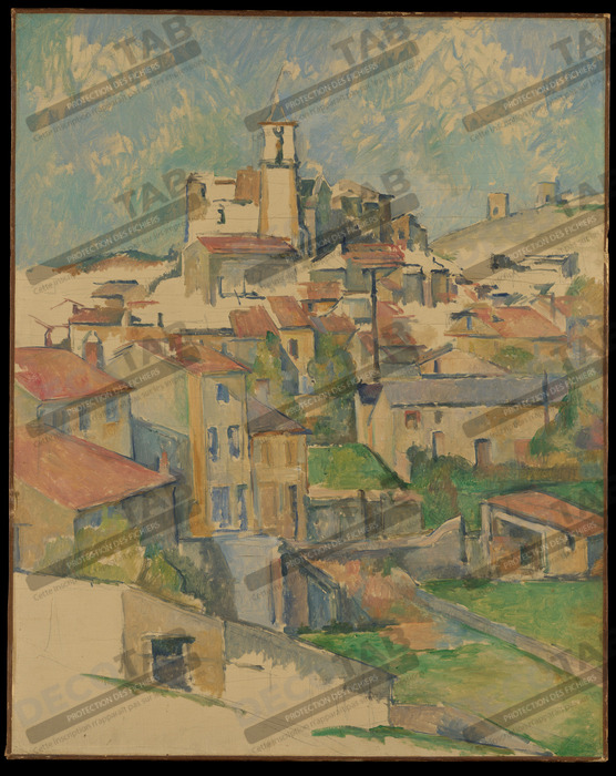 Reproduction Gardanne de Paul Cézanne