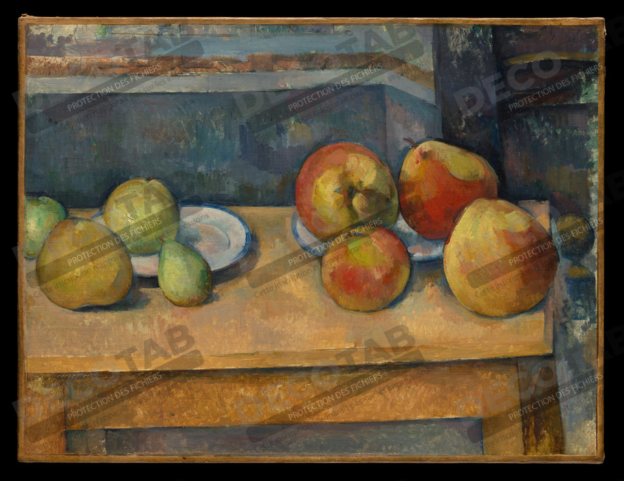 Reproduction Nature morte aux pommes et poires de Paul Cézanne