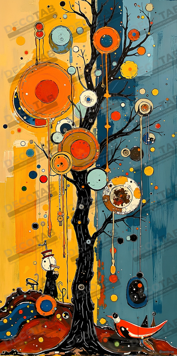 Tableau abstrait moderne et coloré Made in France