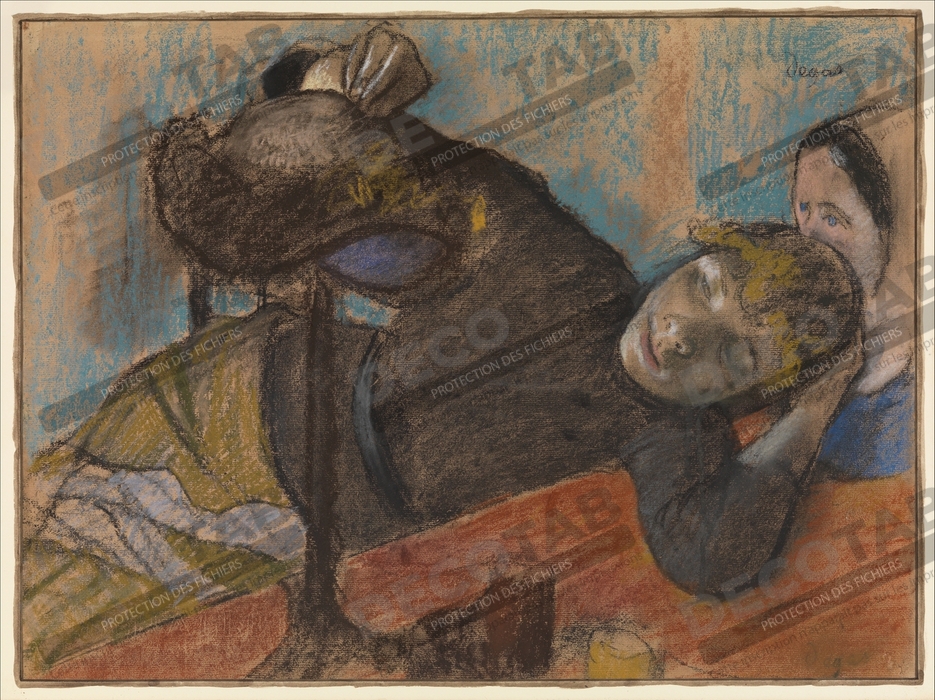 Reproduction La modiste de Edgar Degas