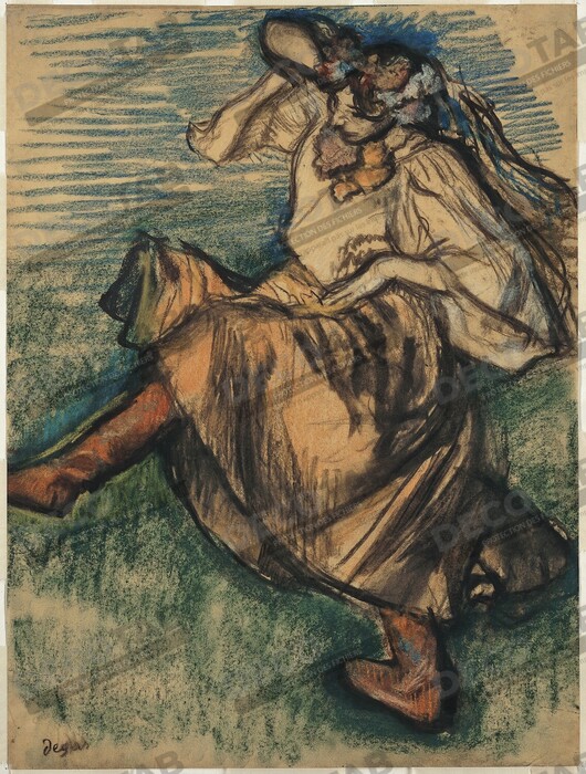 Reproduction danseuse russe de Edgar Degas