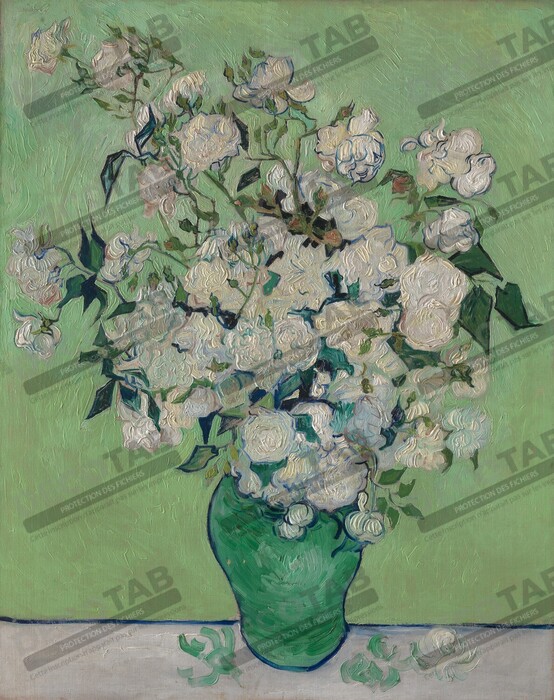 Reproduction Des roses de Vincent van Gogh