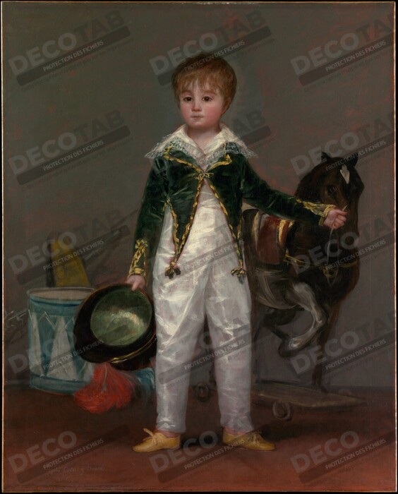 Reproduction José Costa y Bonells (mort en 1870), appelé Pepito de Goya (Francisco de Goya y Lucientes)