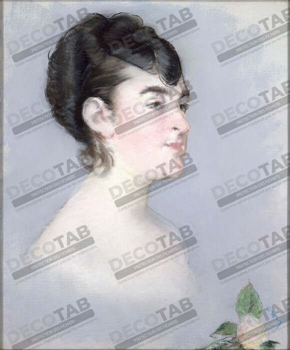 Reproduction Mademoiselle Isabelle Lemonnier (1857–1926) de Edouard Manet