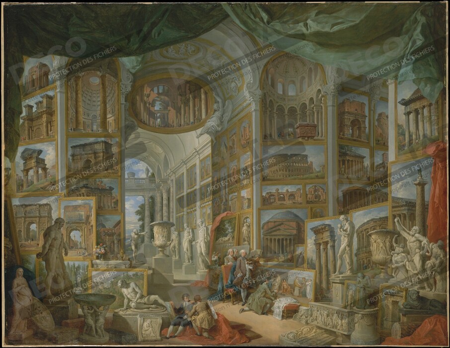 Reproduction Rome antique de Giovanni Paolo Panini