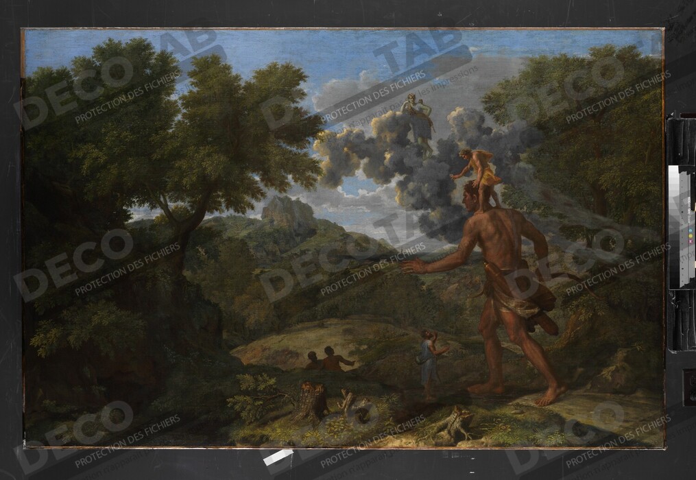 Reproduction Orion aveugle à la recherche du soleil levant de Nicolas Poussin