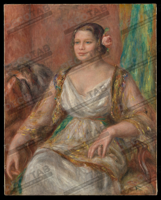 Reproduction Tilla Durieux (Ottilie Godeffroy, 1880-1971) de Auguste Renoir