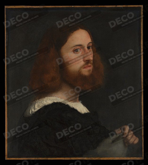 Reproduction Portrait d'un homme de Titian (Tiziano Vecellio)