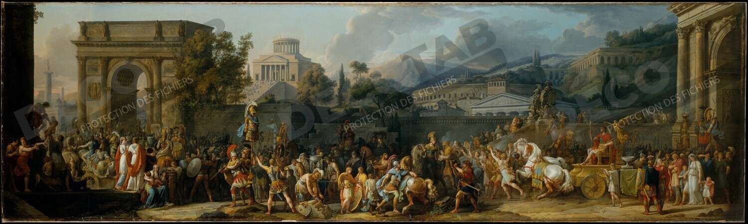 Reproduction Triomphe de Paulus de Carle (Antoine Charles Horace) Vernet