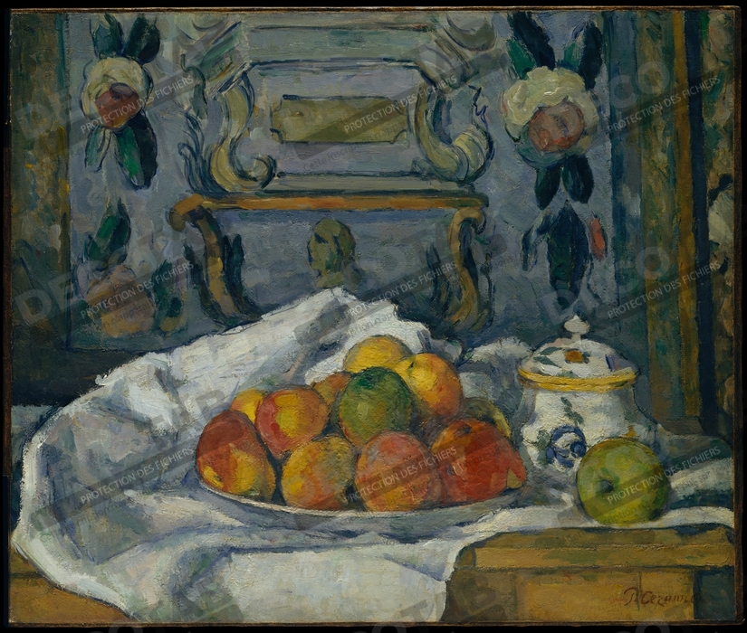 Reproduction Plat de Pommes de Paul Cézanne