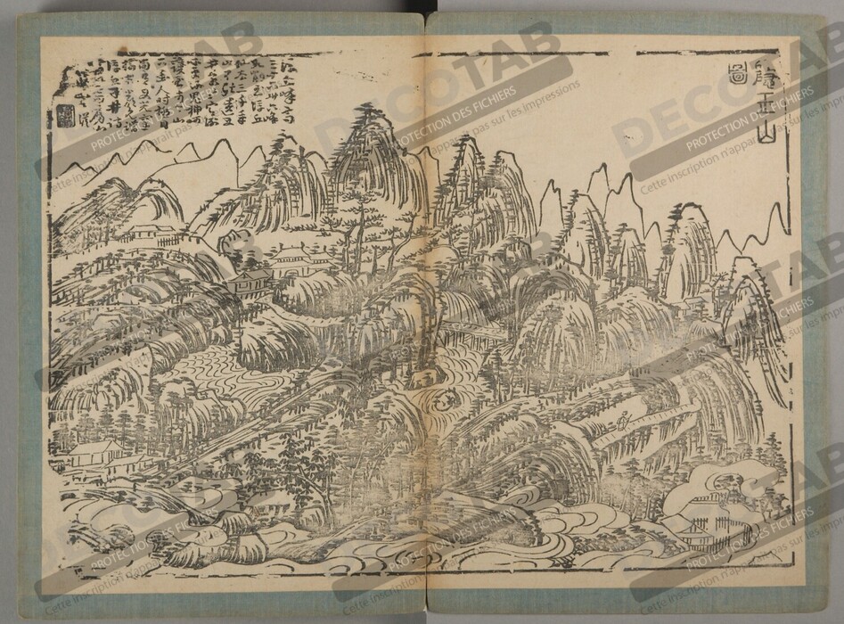 Reproduction Paysages de la préfecture de Taiping de Xiao Yuncong
