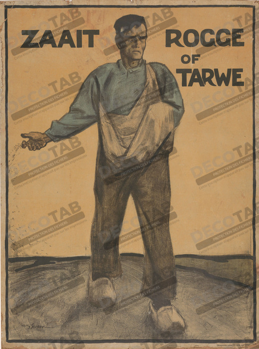 Reproduction Semer du seigle ou du blé de Willy Sluiter