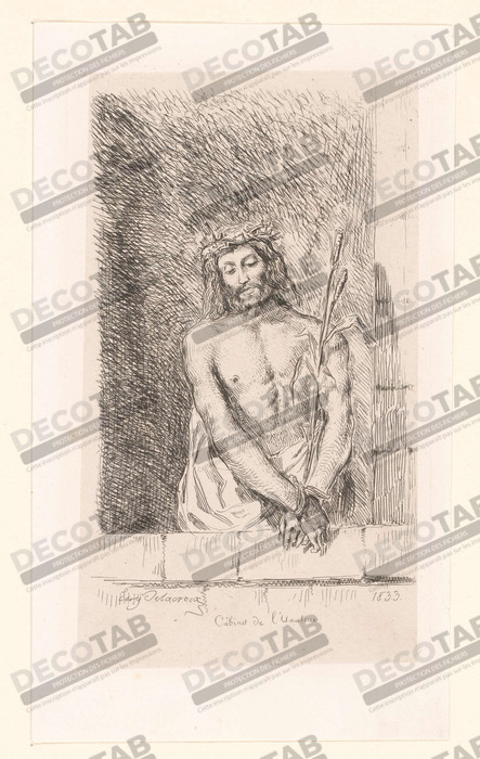 Reproduction Regarde l'homme de Eugène Delacroix