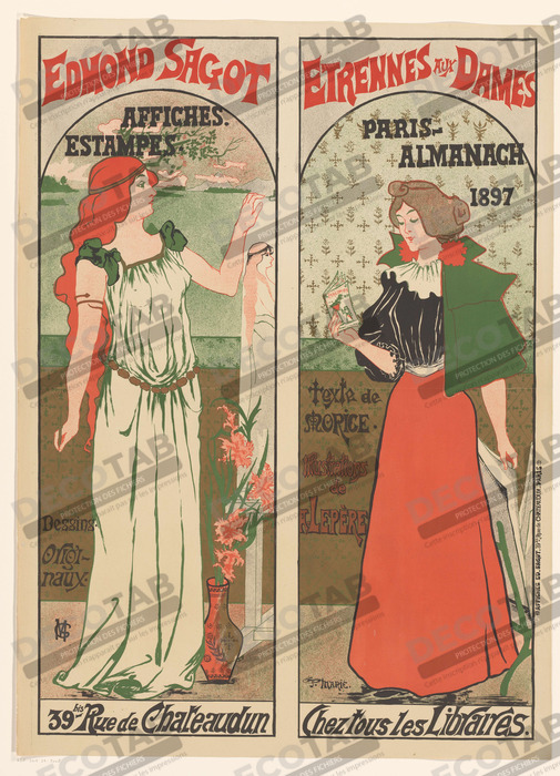 Reproduction Affiche van Edmond Sagot de Gustave Marie