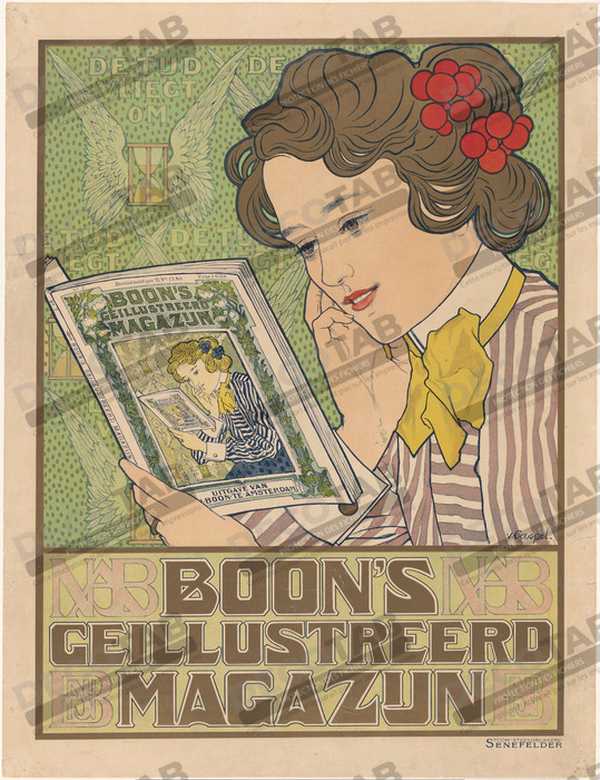 Reproduction Affiche pour l'entrepôt illustré de Boon de Johann Georg van Caspel