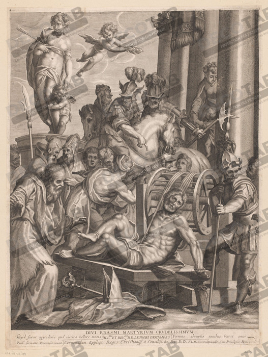 Reproduction Martyre de saint Érasme de Jerôme David