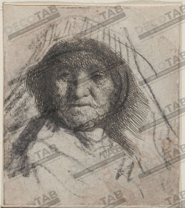 Reproduction La mère de Rembrandt de Rembrandt van Rijn