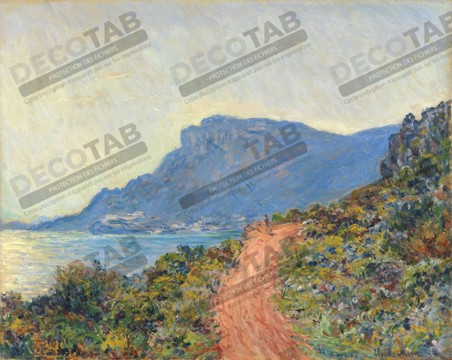 Reproduction La Corniche près de Monaco de Claude Monet